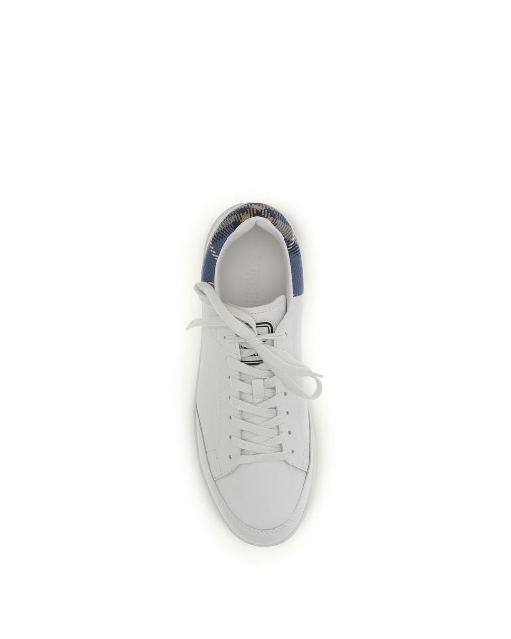 Burberry White Set Leather Sneakers for men