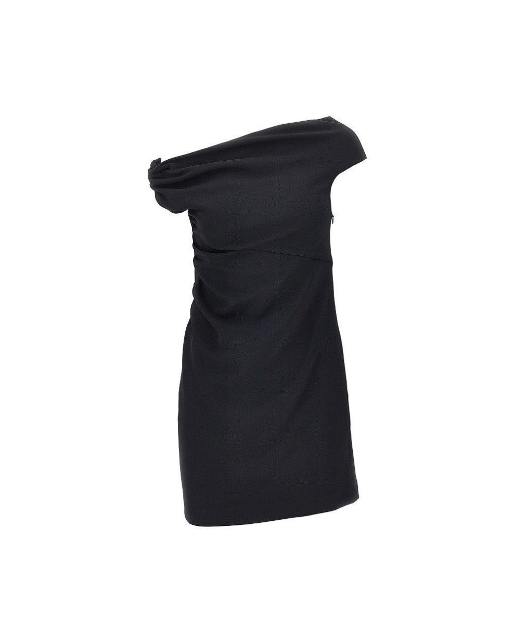 Pinko Black Stretch Crêpe Short Dress