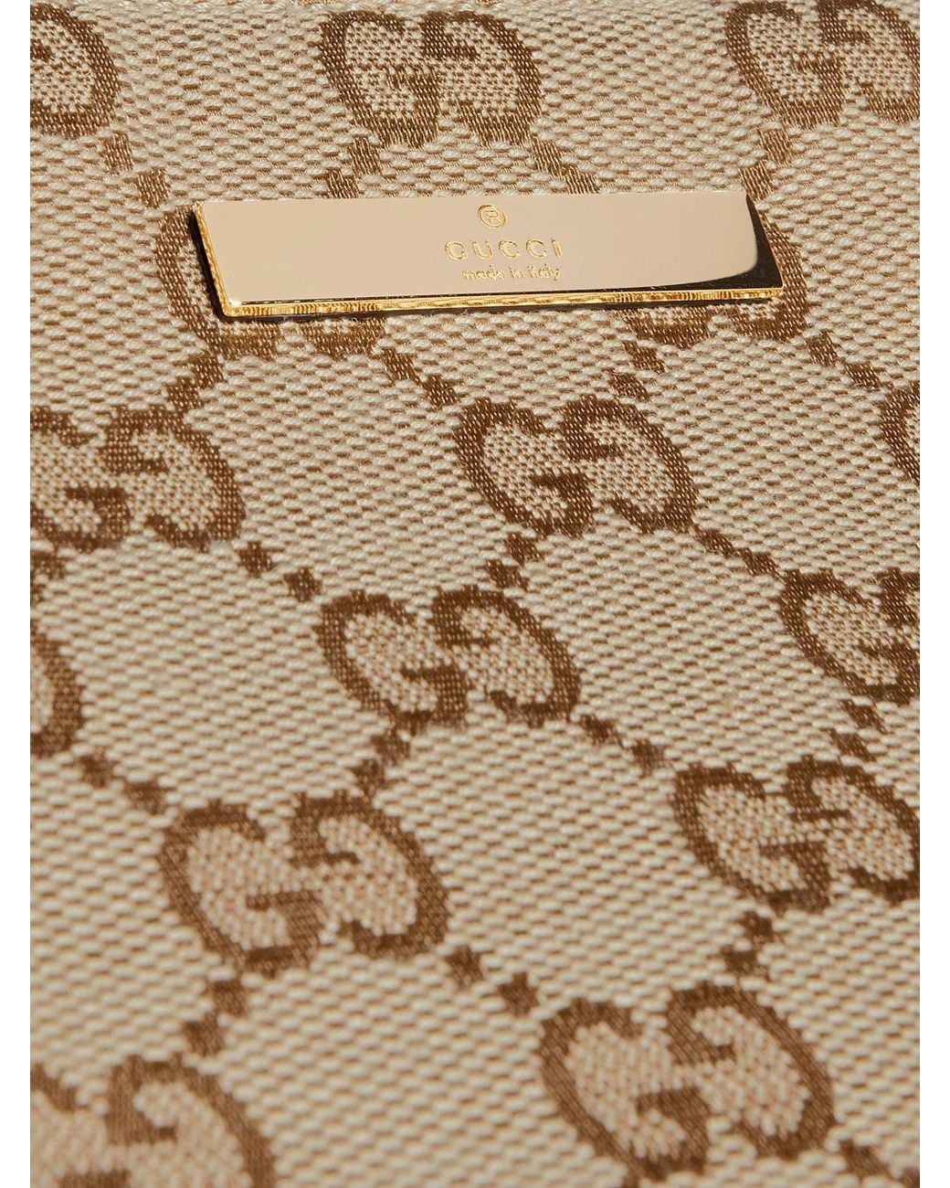 Gucci Metallic Lady Lunetta Gg Fabric Crossbody Bag