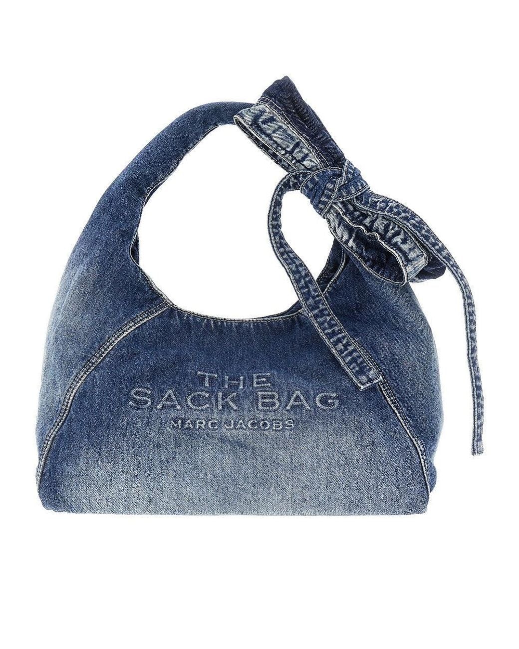 Marc Jacobs Blue 'The Sack' Denim Bag
