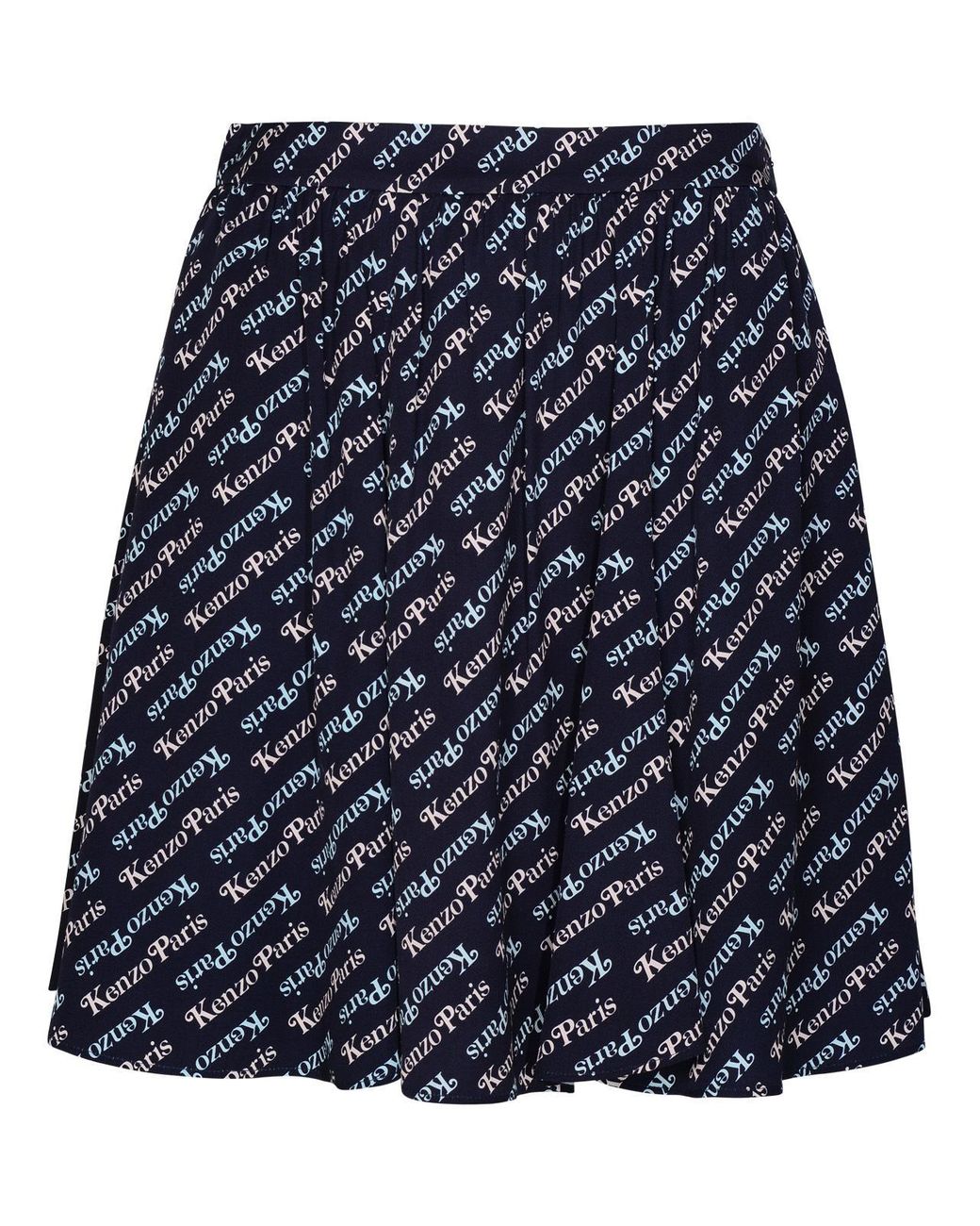 KENZO Blue 'Verdy By Viscose Miniskirt