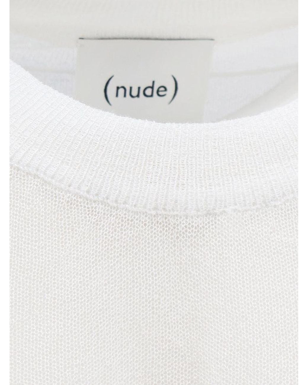 Nude White T-Shirt