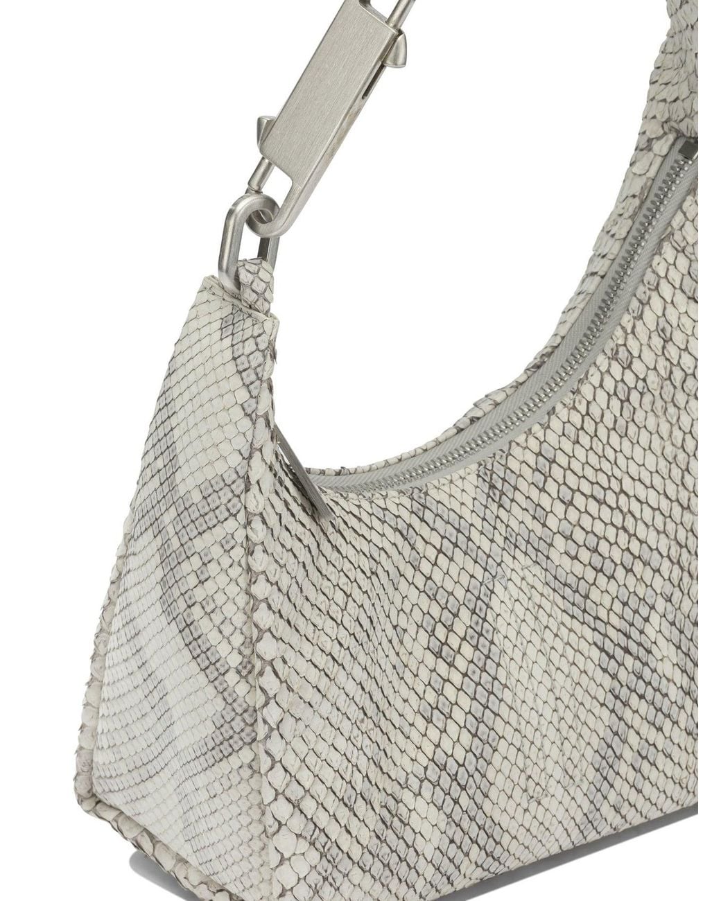 Rick Owens Gray "Disco Gemini" Small Shoulder Bag