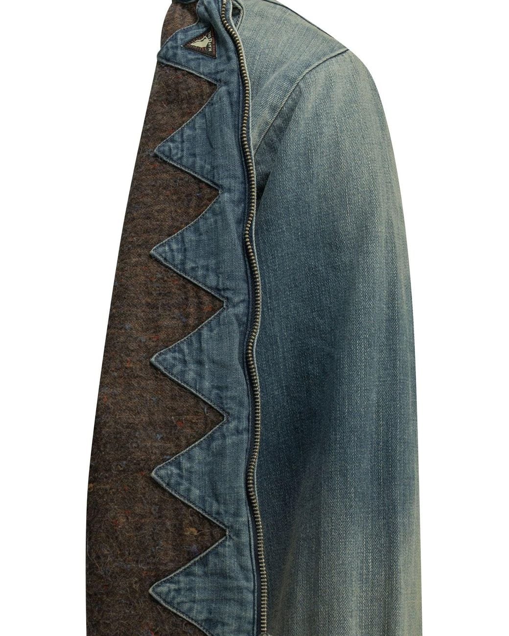 Kapital Blue Hacksaw Drizzier Denim Jacket Light for men