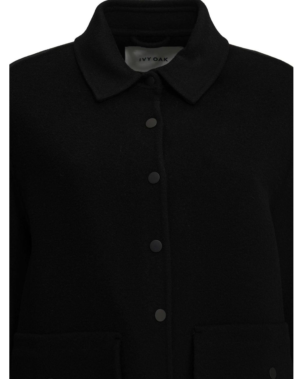 IVY & OAK Black Jocasta Wool Jacket