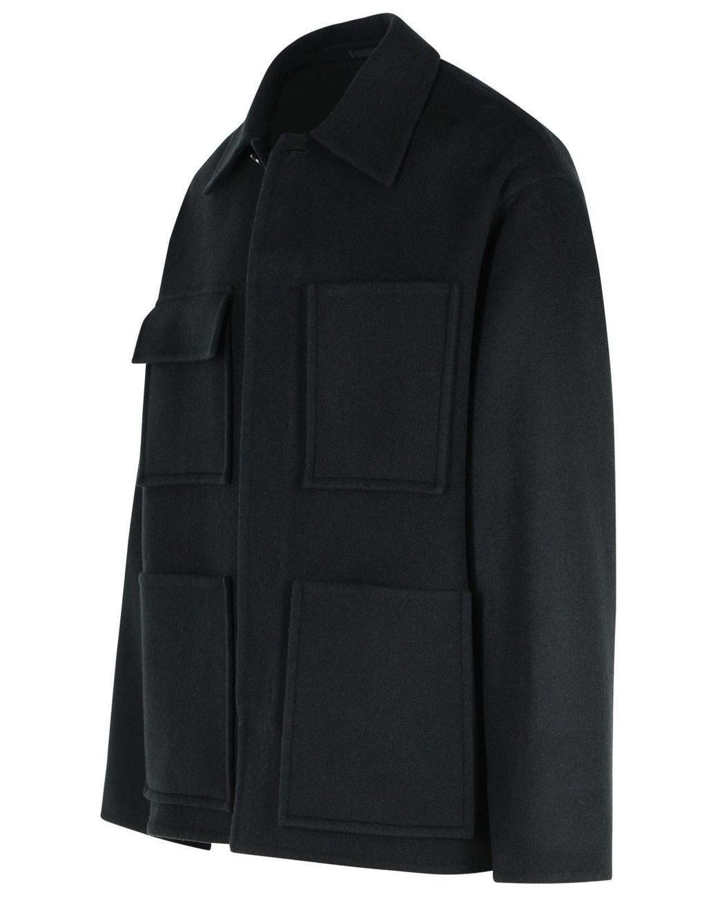 Jil Sander Black Cashmere Jacket for men