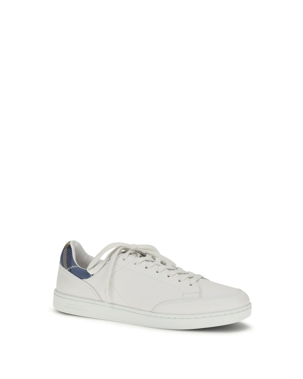 Burberry White Set Leather Sneakers for men