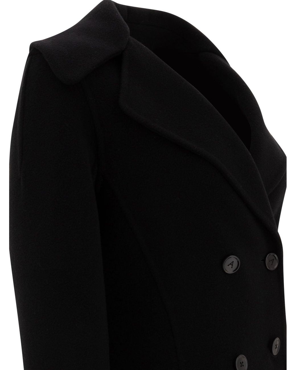 Alaïa Black Double Breasted Coat