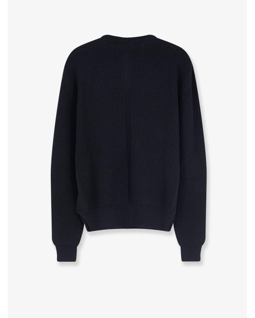 Rick Owens Blue Virgin Wool Sweater for men