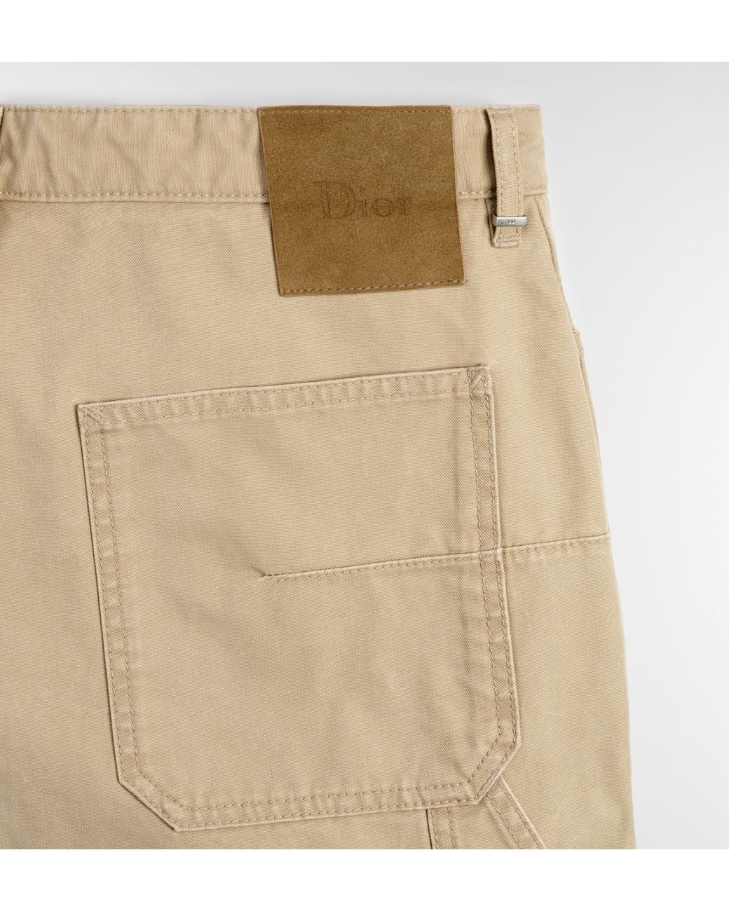 Dior Natural Carpenter Style Jeans for men