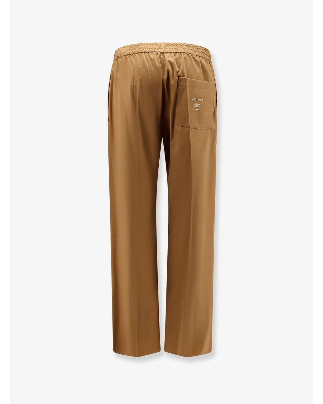 Céline Natural Cotton And Linen Trousers for men