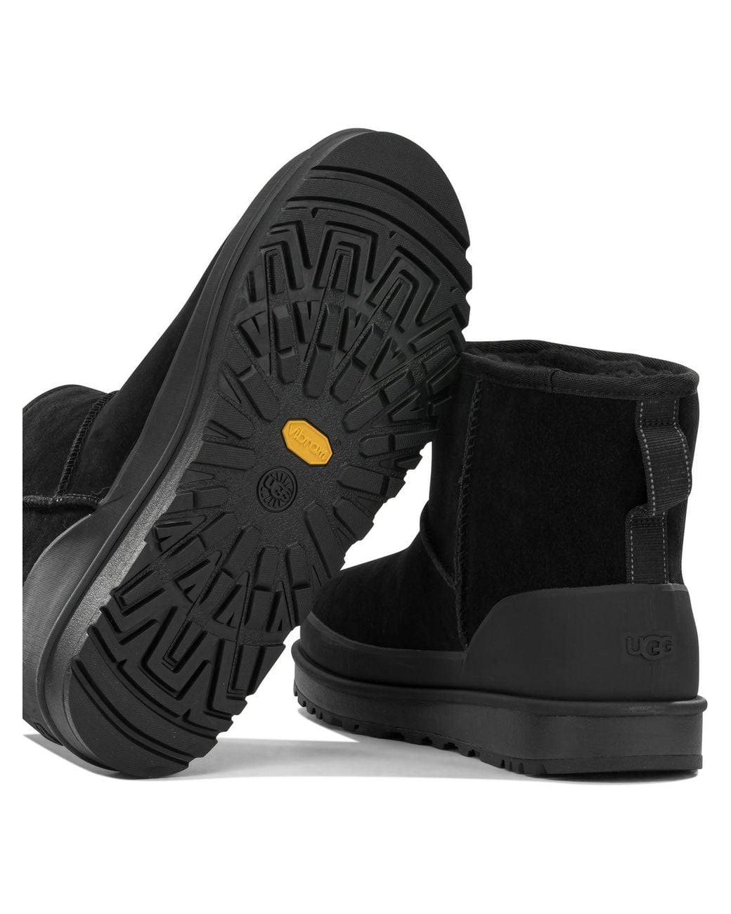Ugg Black "Classic Mini Guard Gtx" Pull-On Ankle Boots