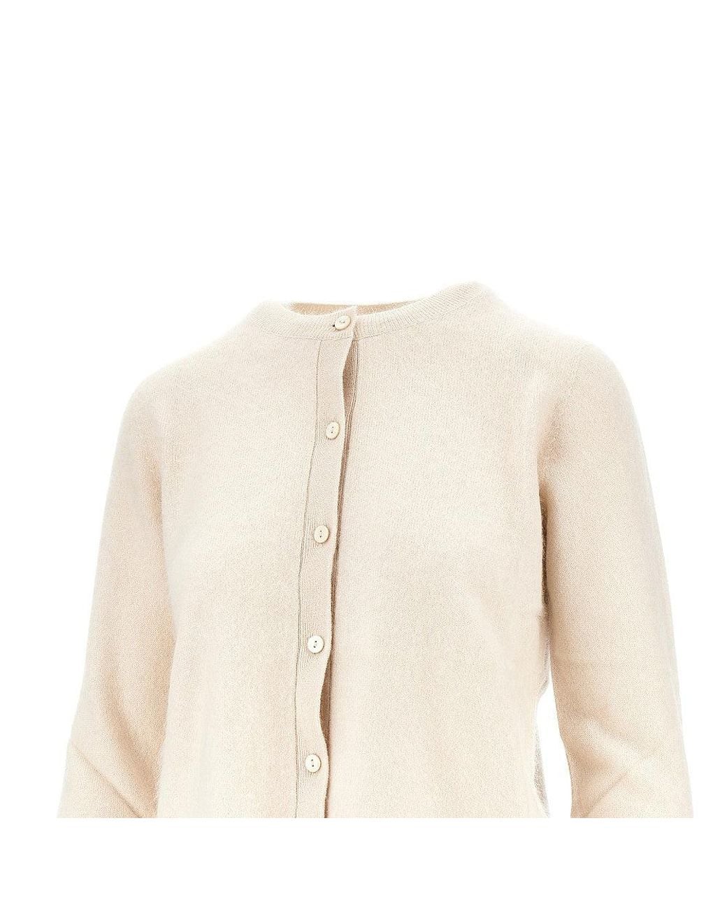 Weekend by Maxmara Natural Wool Cashmere Cardigan