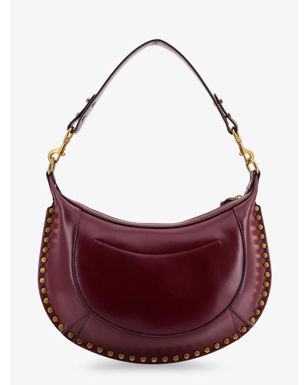 Isabel Marant Purple Naoko Leather Crossbody Bag