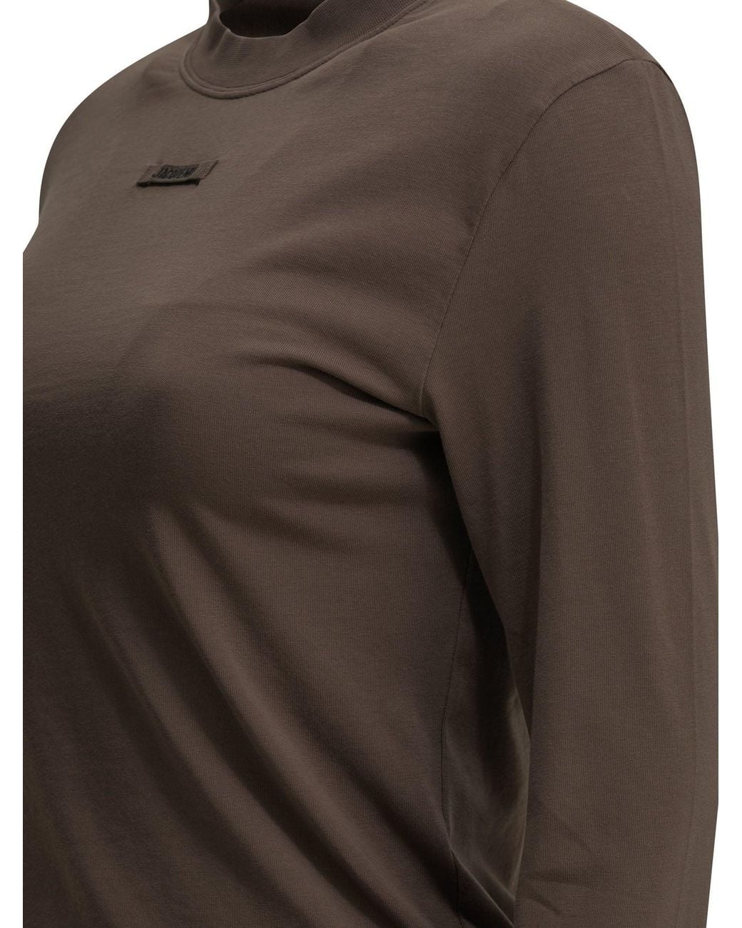 Jacquemus Brown Gros Grain Crew-Neck T-Shirt