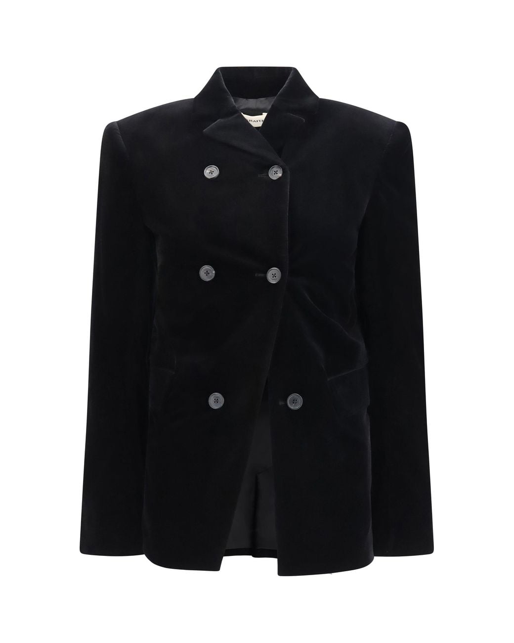 Khaite Black Rolo Stretch-Velvet Jacket