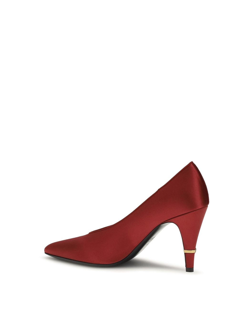 Versace Red Gianni Satin Pumps