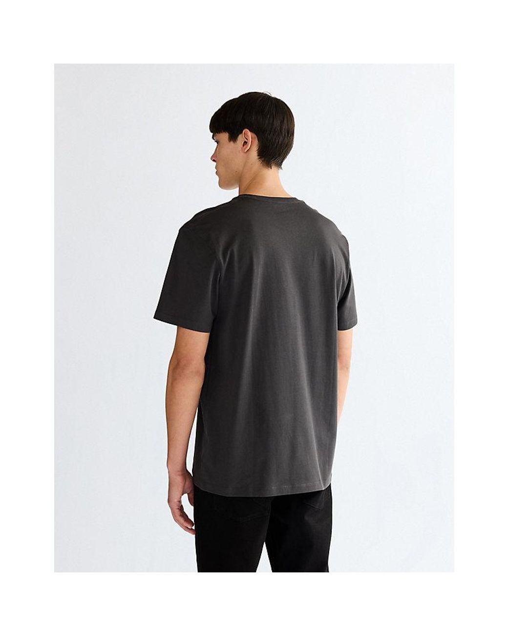 Wrangler Black Regular Sign Off Tee for men