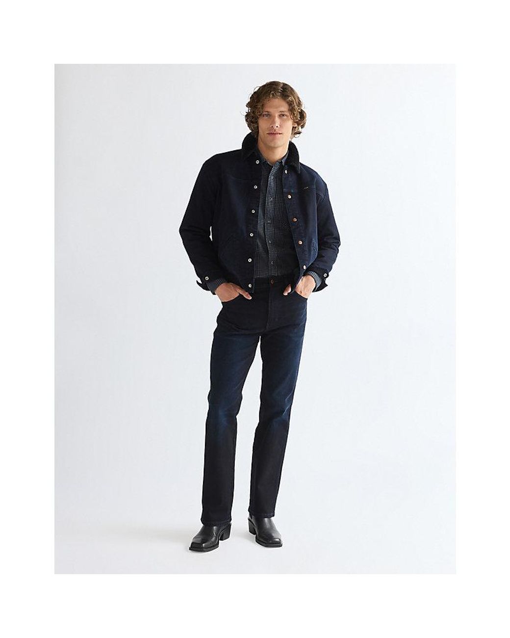 Wrangler Black Regular Buffalo Trace Jacket for men
