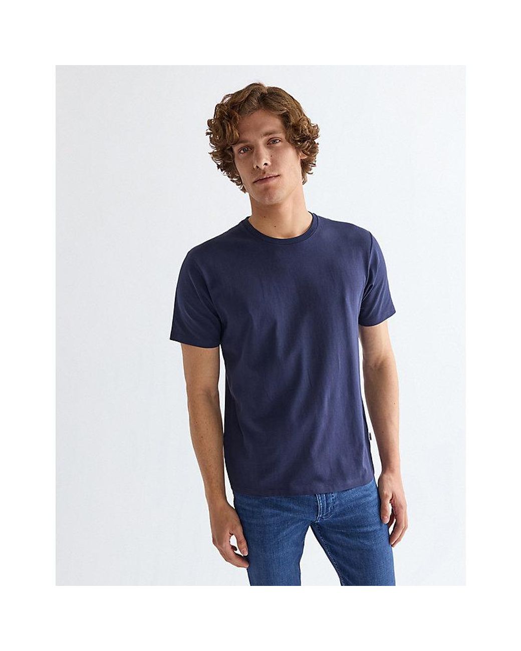 Wrangler Blue Three-Pack Regular Tees for men