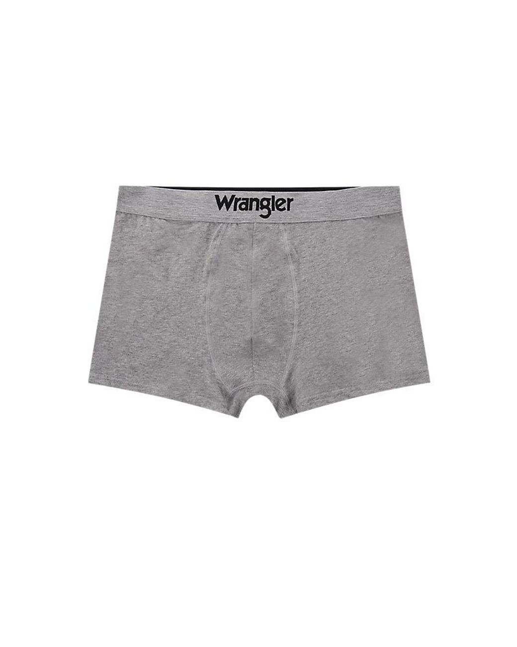 Wrangler Gray 3-Pack Trunks for men