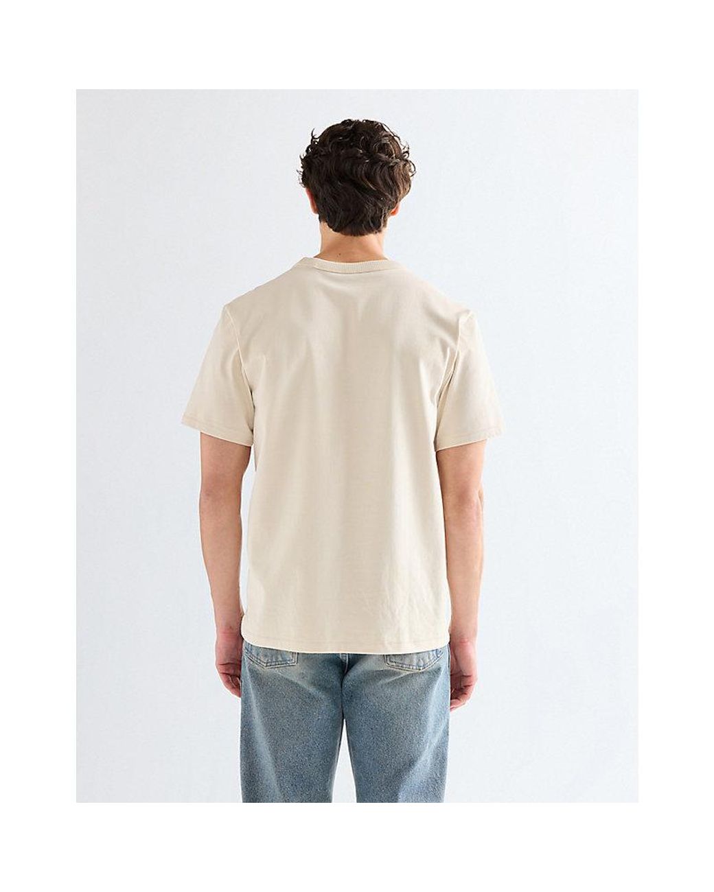 Wrangler Relaxed Solid Tee Größe in Natural für Herren