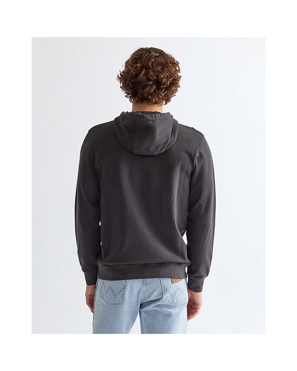 Wrangler Black Regular Sign Off Hoodie for men