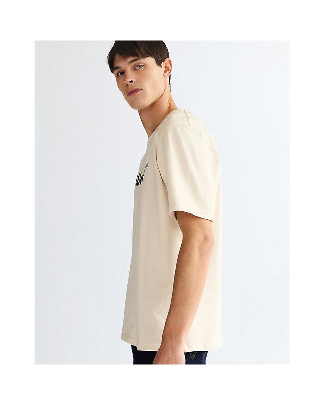 Wrangler Natural Regular Frame Logo Tee for men