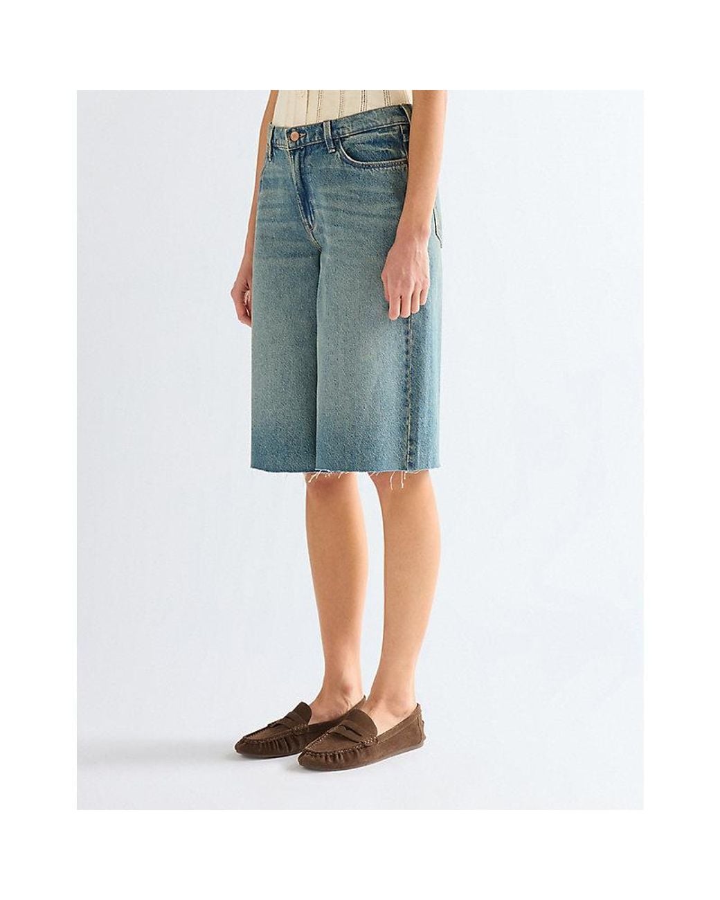 Wrangler Blue Low Rise Loose Jort