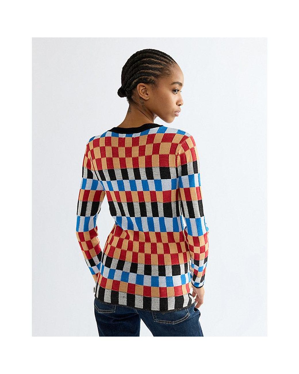 Wrangler Red Slim Knit Crew Sweater
