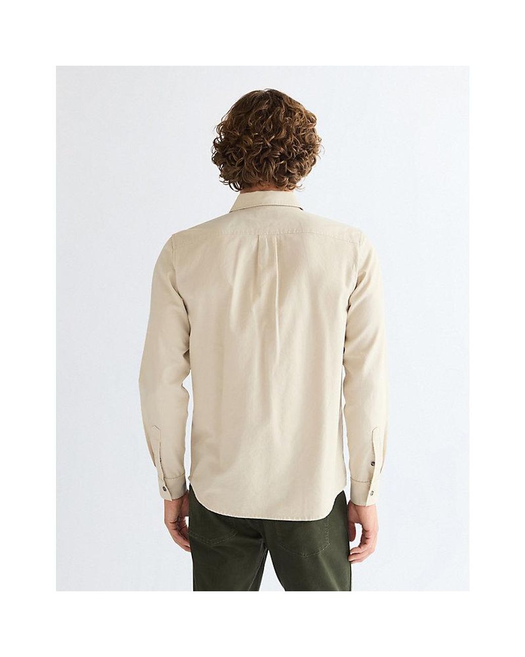 Wrangler Natural Regular One Pocket Shirt for men