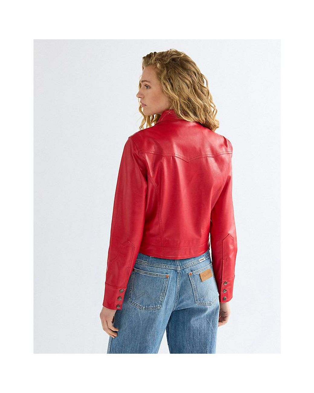 Wrangler Red Slim Seamed Jacket