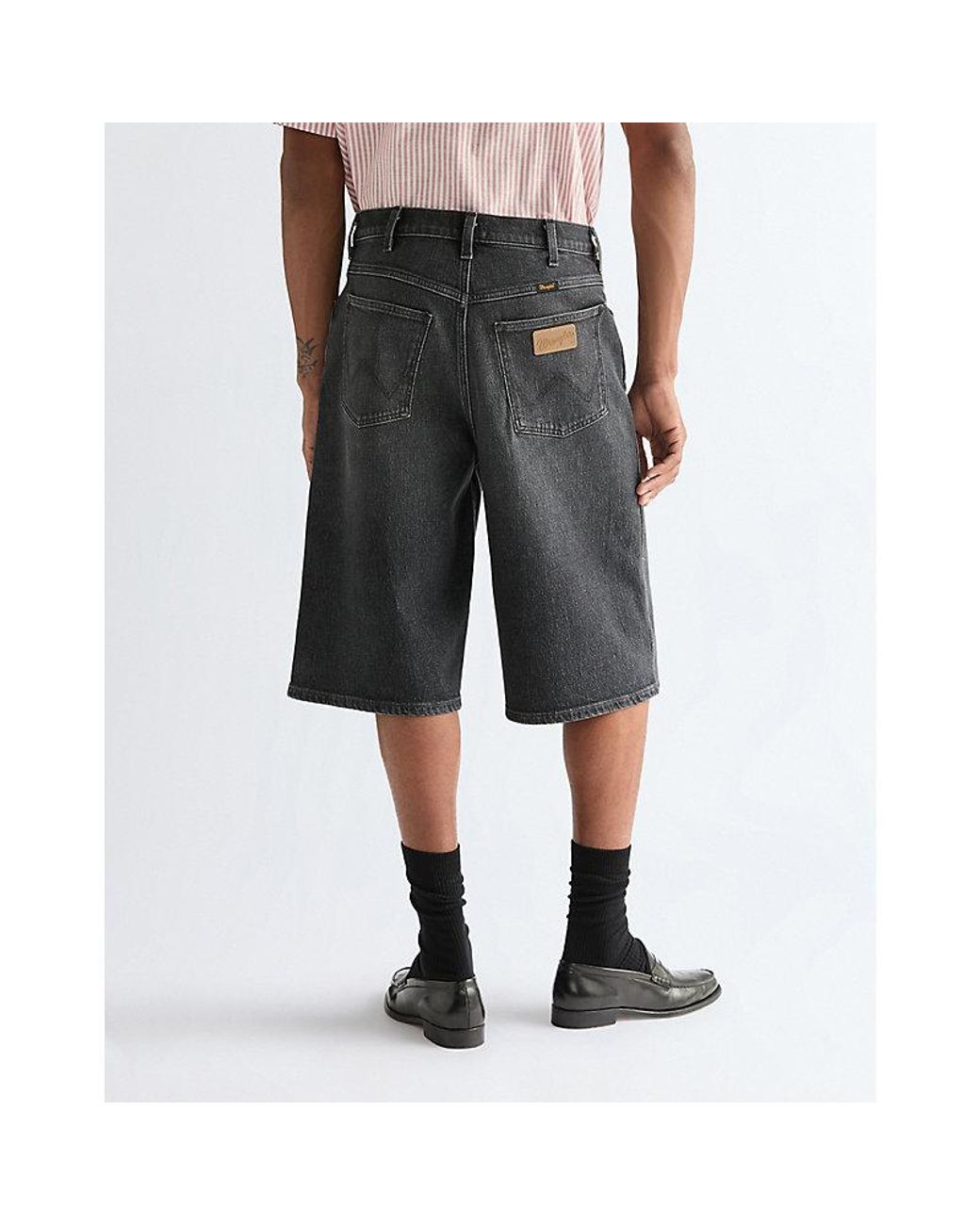 Wrangler Gray Toughlite Oversized Jort for men