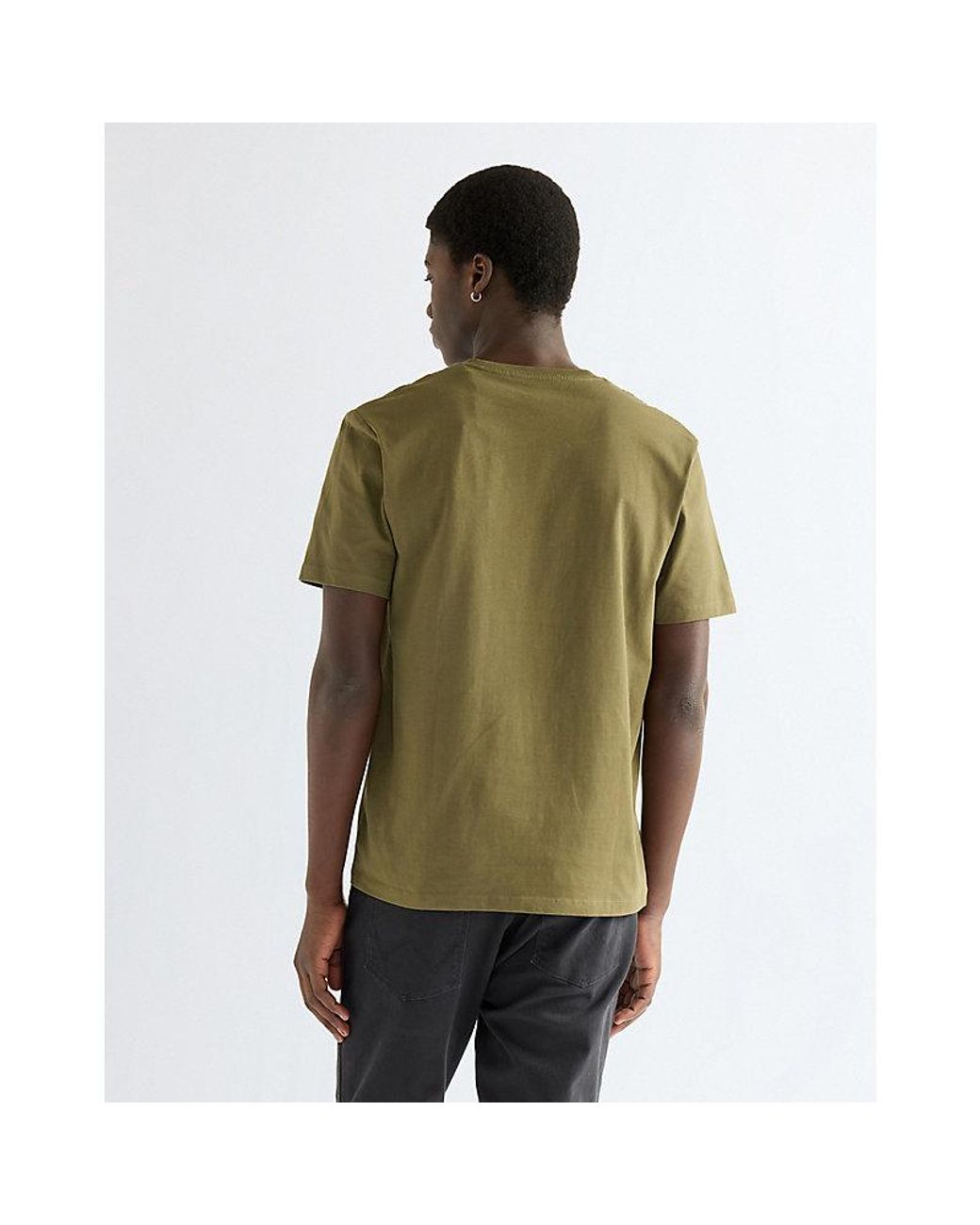 Wrangler Green Regular Small Graphic Tee for men