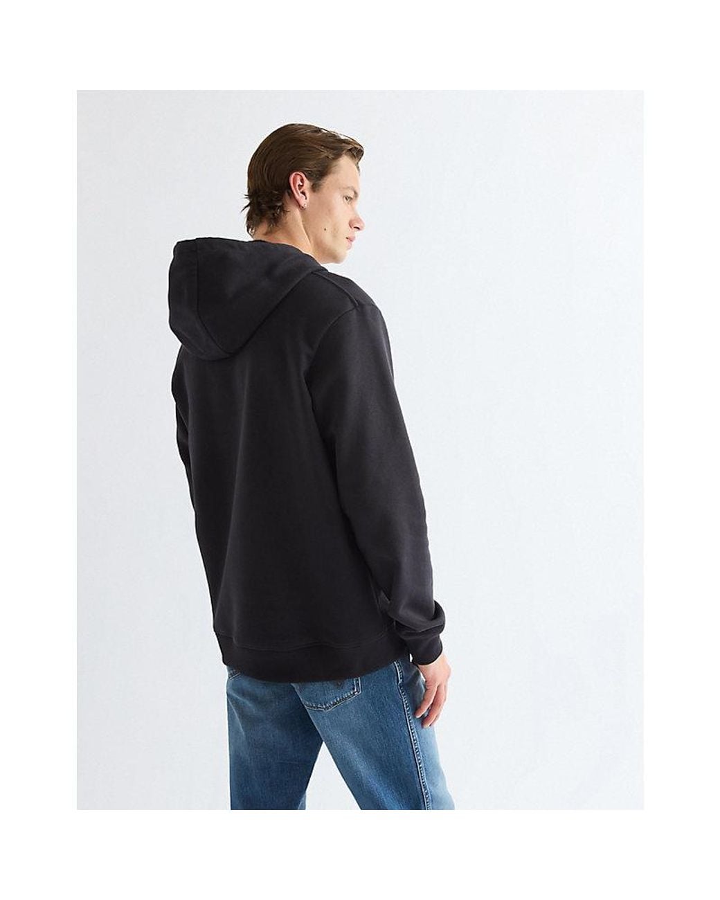 Wrangler Black Regular Americana Hoodie for men