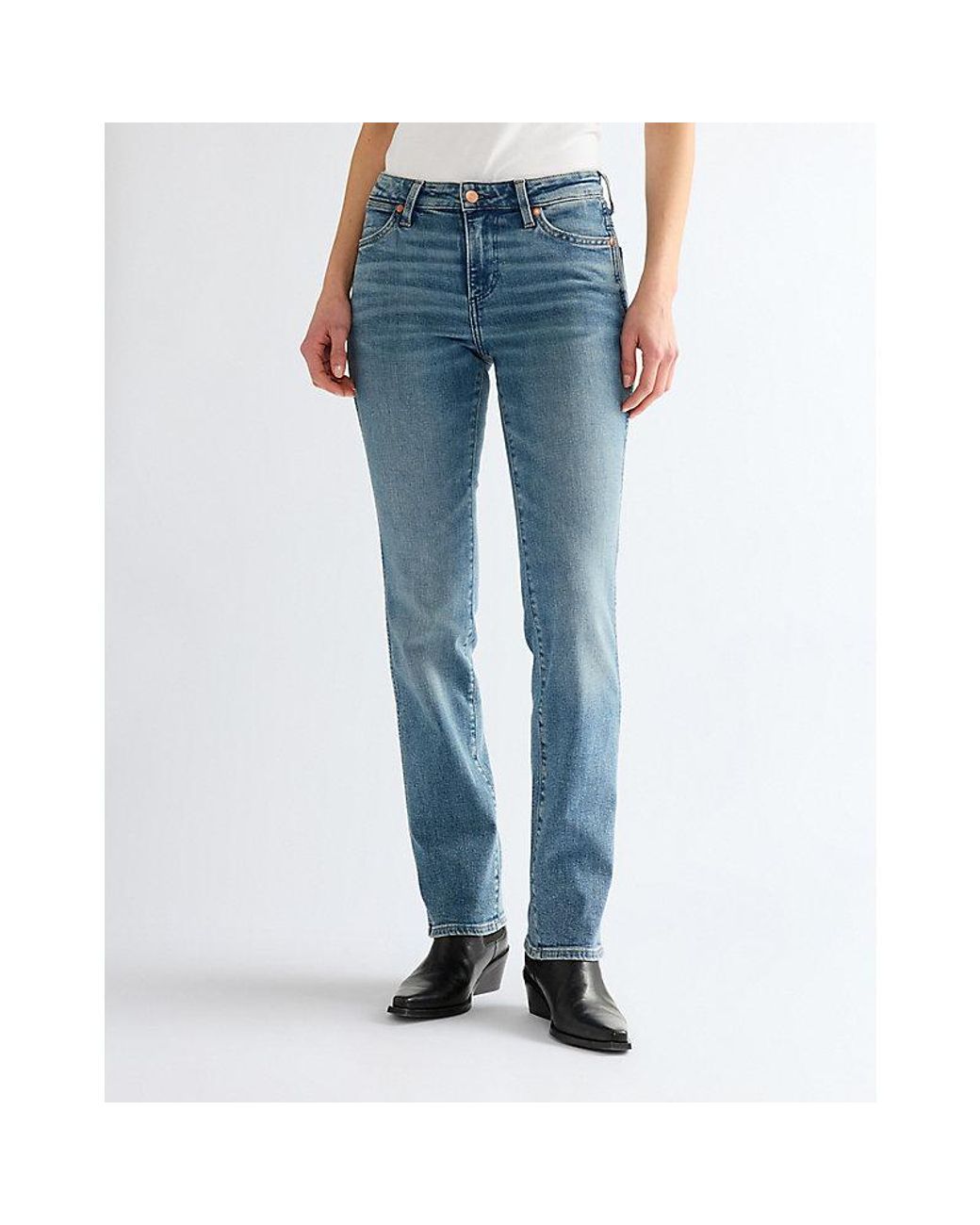 Wrangler Blue Straight Jean Size 26 X32