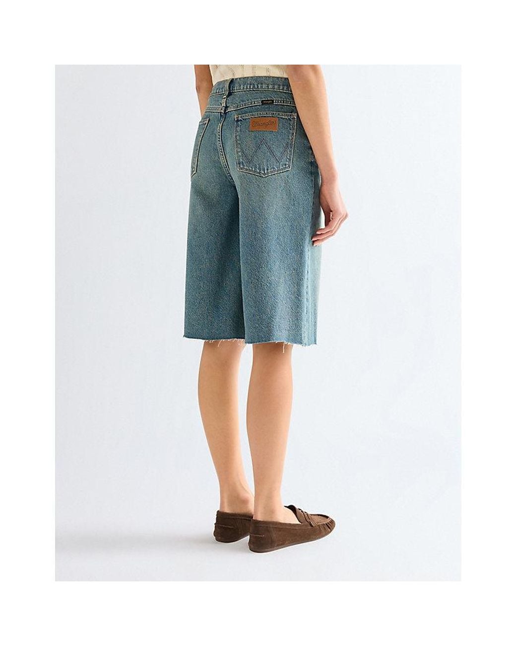 Wrangler Blue Low Rise Loose Jort