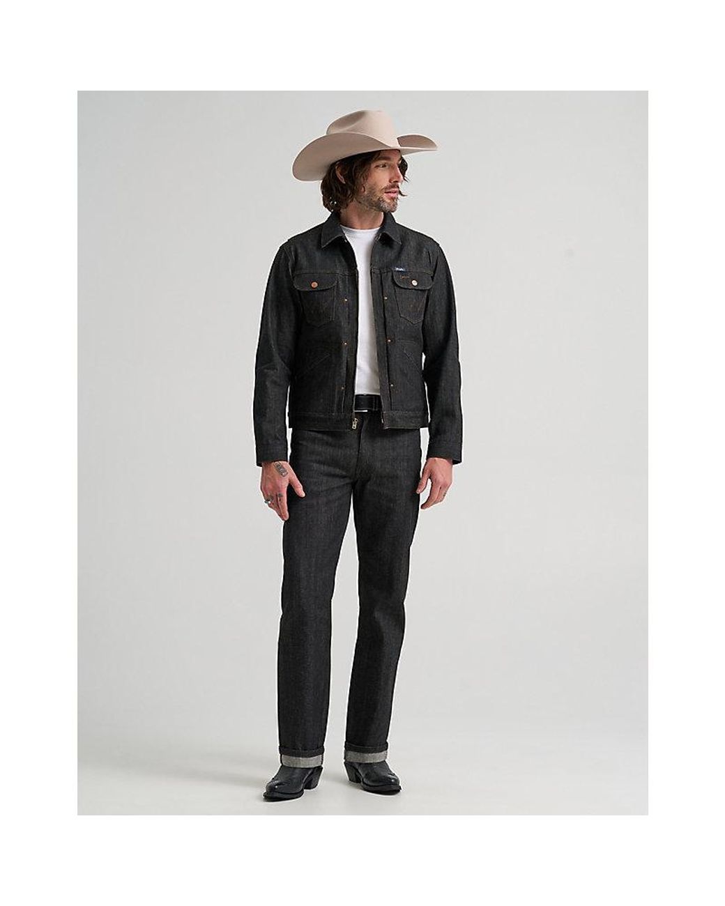 Wrangler Black Bell Regular 11Mjz Jacket for men