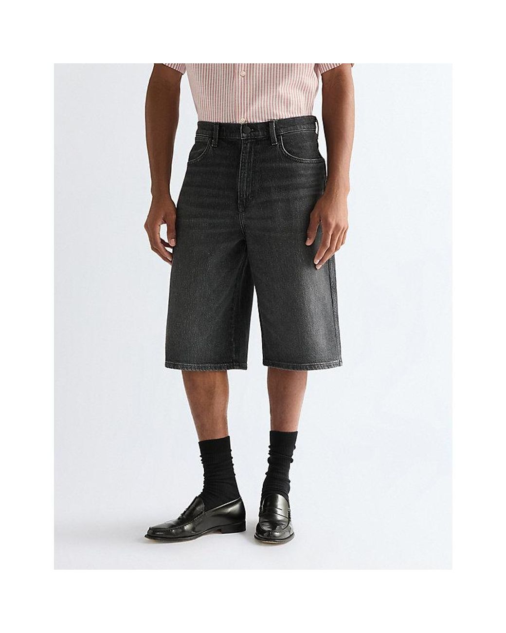 Wrangler Gray Toughlite Oversized Jort for men