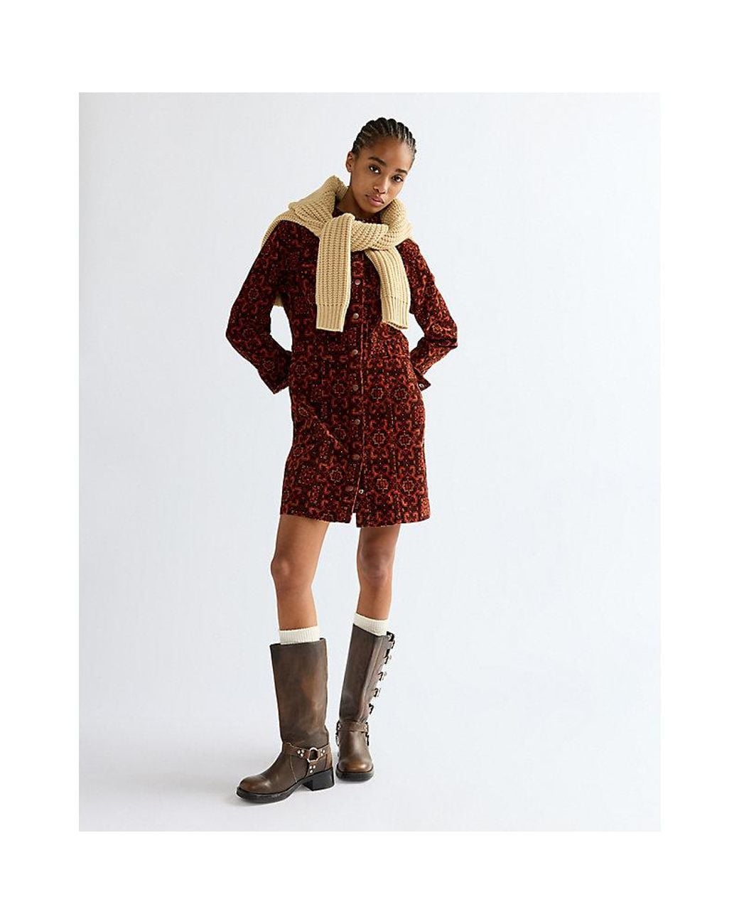 Wrangler Red Slim Western Dress