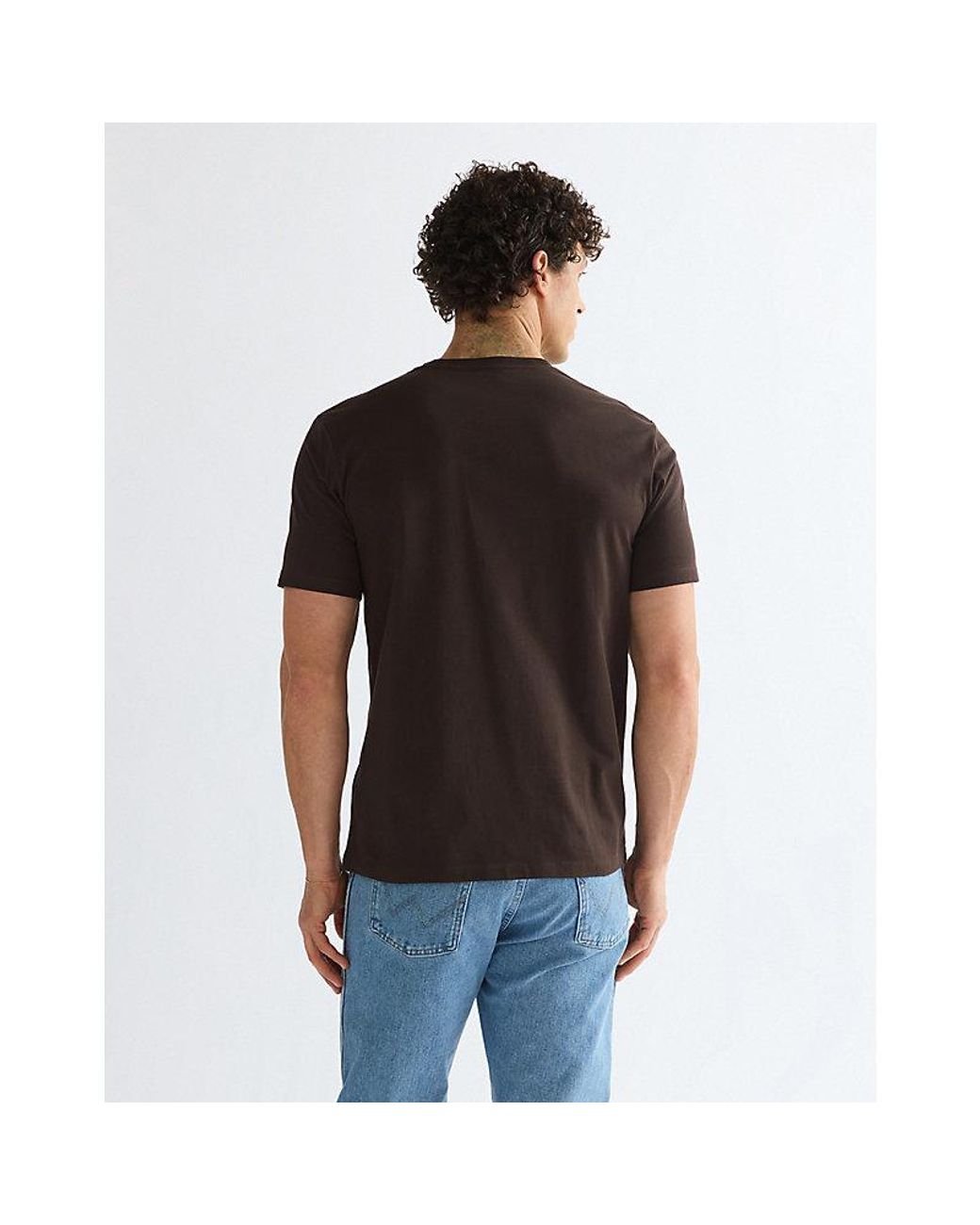Wrangler Black Regular Sign Off Tee for men