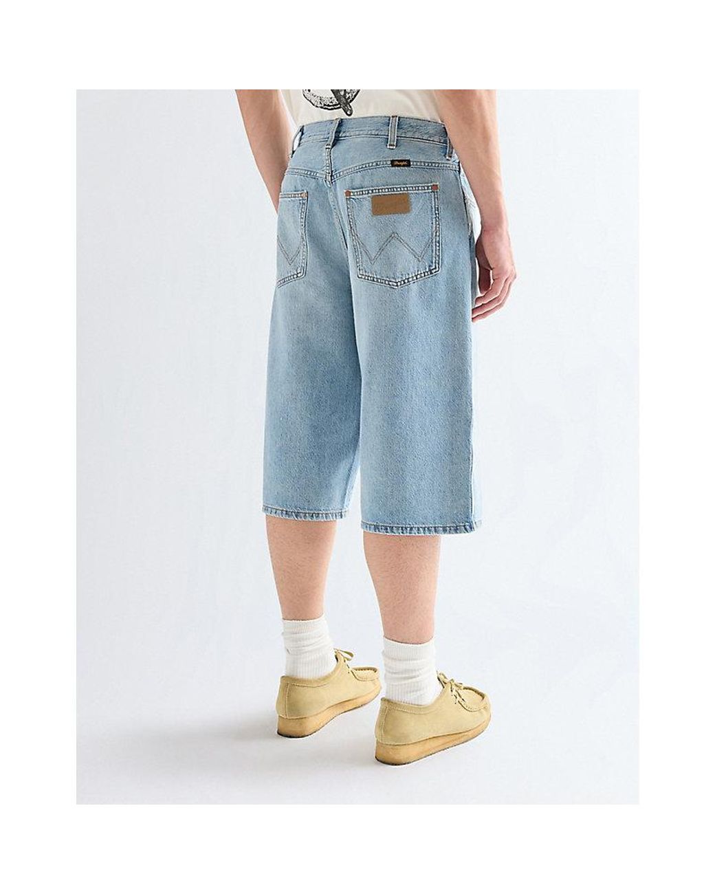 Wrangler Blue Toughlite Oversized Jort for men