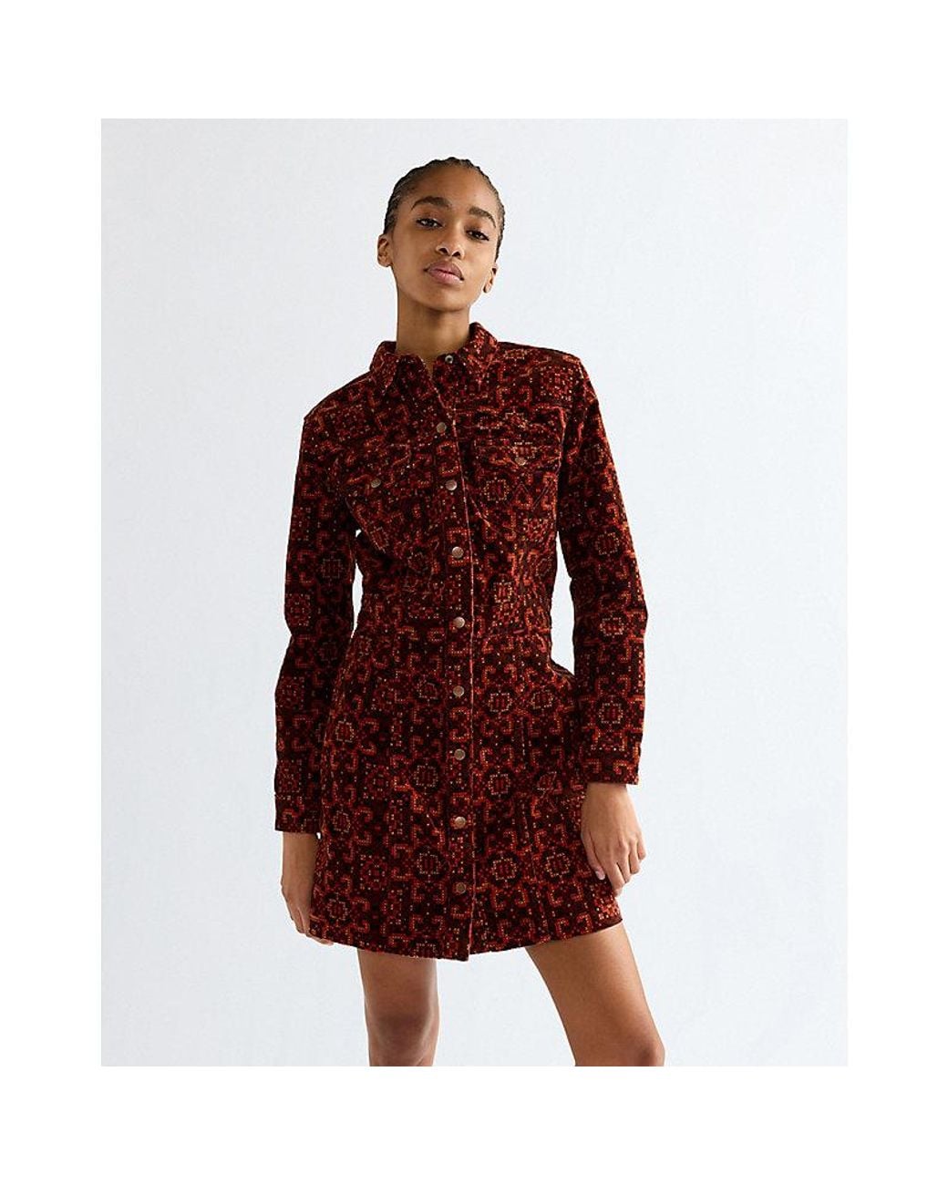 Wrangler Red Slim Western Dress