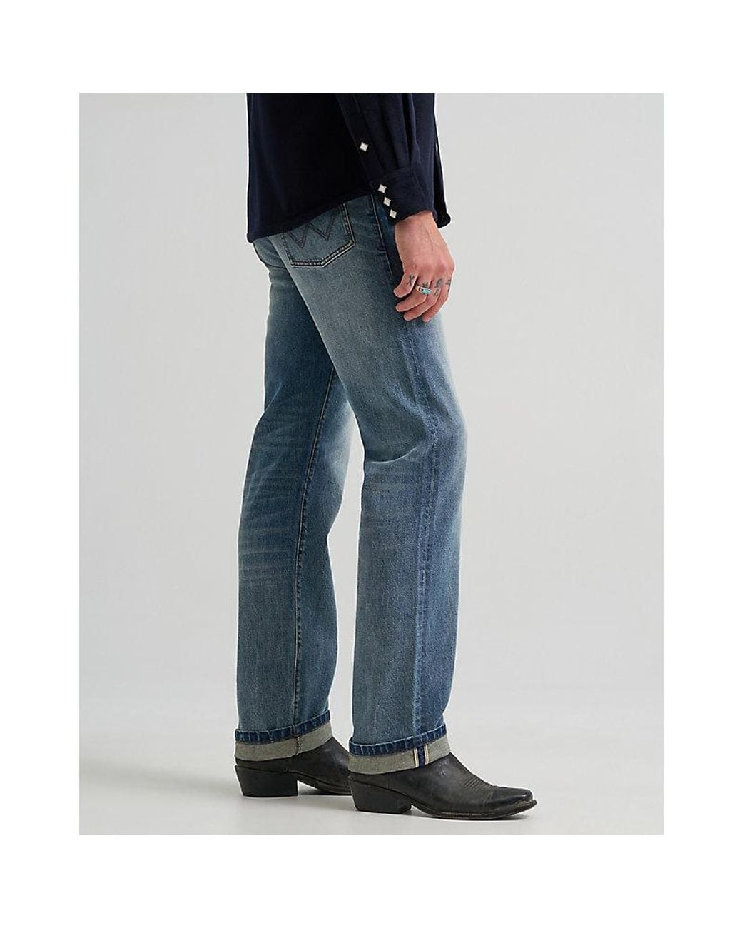 Wrangler Bell 13Mwz Original Cowboy Cut Jean Größe 29 X32 in Blue für Herren