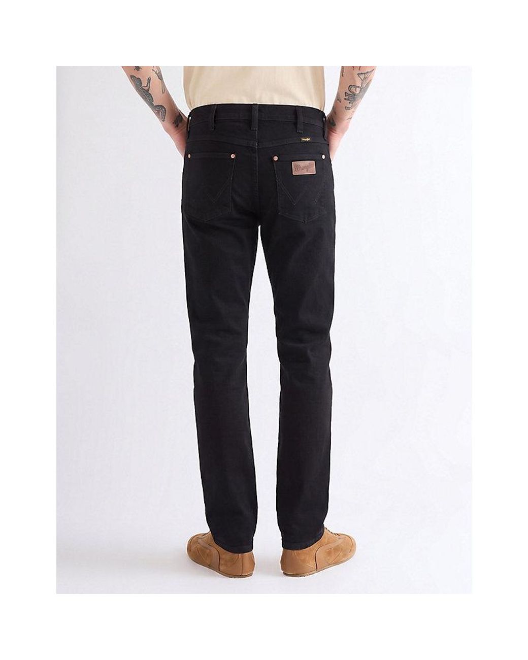 Wrangler Black Redford Regular Tapered Jean Size 30 X32 for men