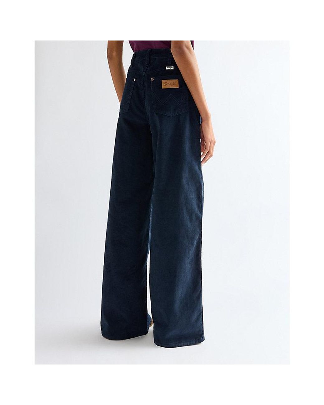 Wrangler Blue Canyon Loose Corduroy Trousers Size 24 X30