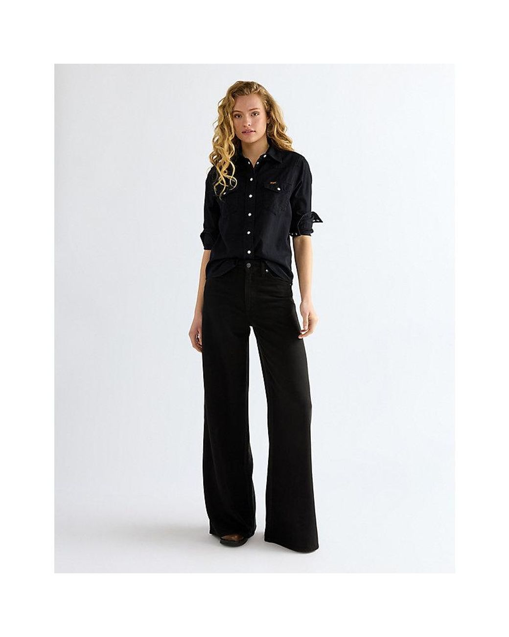 Wrangler Black Regular Heritage Lightweight Shirt