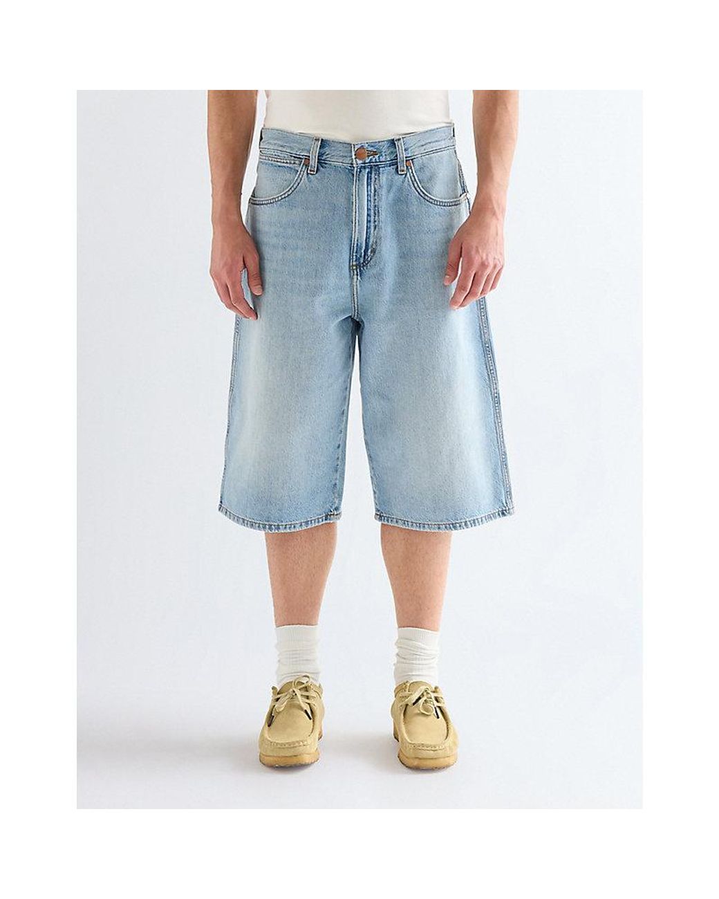 Wrangler Blue Toughlite Oversized Jort for men