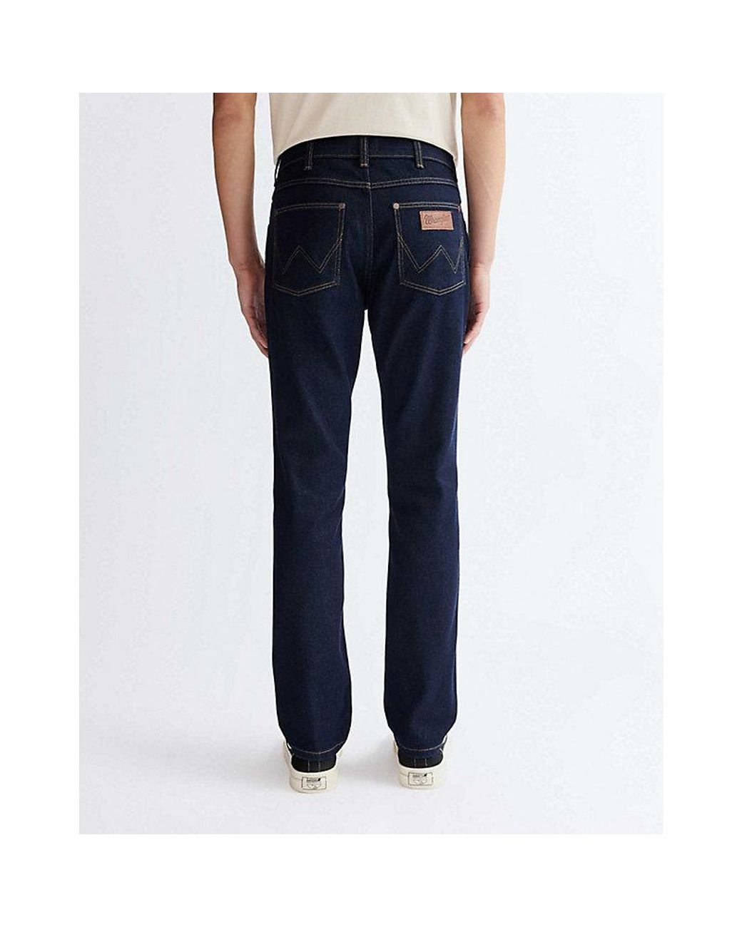 Wrangler Blue Larston Slim Tapered Low Stretch Jean Size 27 X32 for men