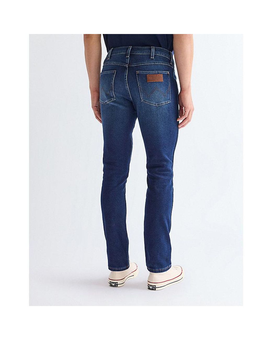Wrangler Blue Larston Slim Tapered Low Stretch Jean Size 27 X32 for men